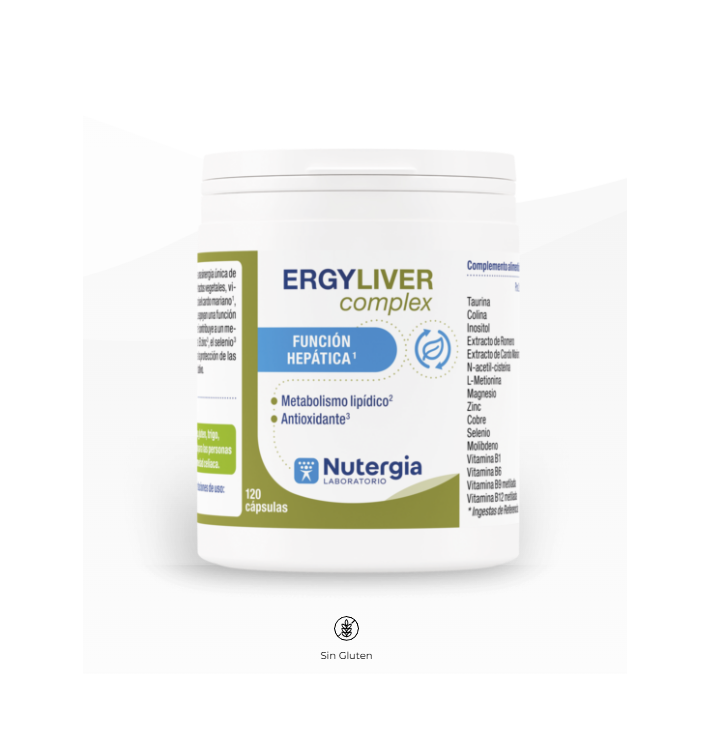 Nutergia Ergyliver Complex | Complemento Alimenticio Detox y Bienestar Hepático