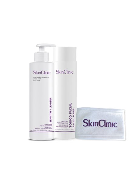 Skin Clinic Dúo Sensitive Cleanser y Tónico | Piel sensible