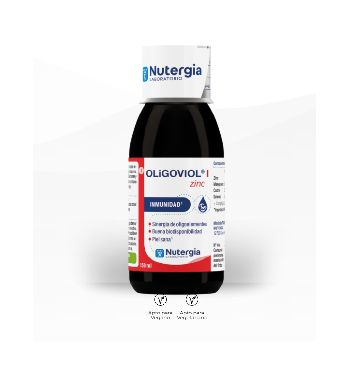 Nutergia Oligoviol I Inmunidad Piel Sana | Complemento Alimenticio Defensas y Piel