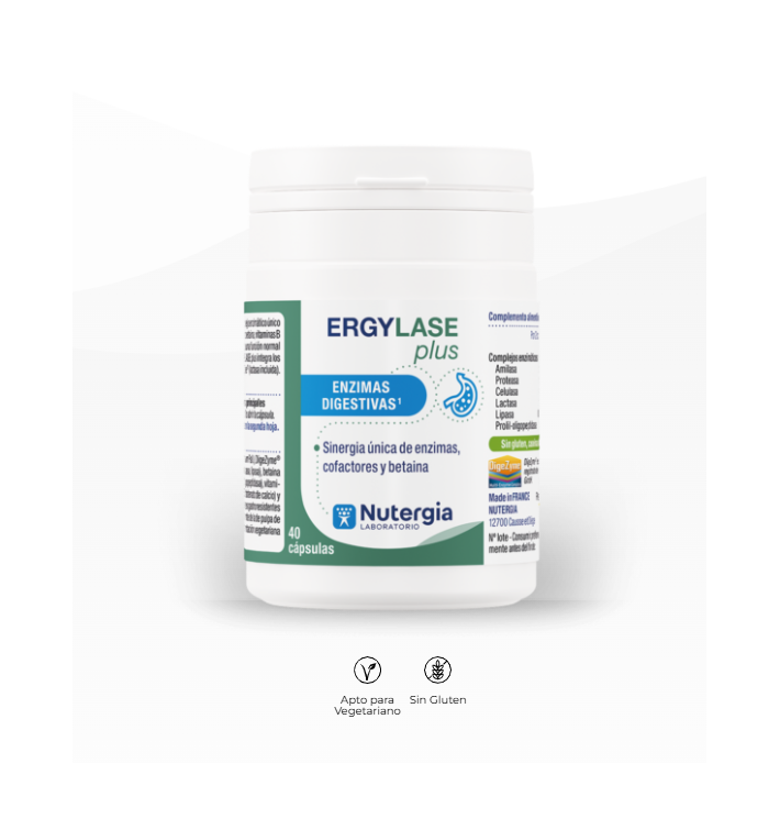 Nutergia Ergylase Plus | Complemento Alimenticio Digestivo