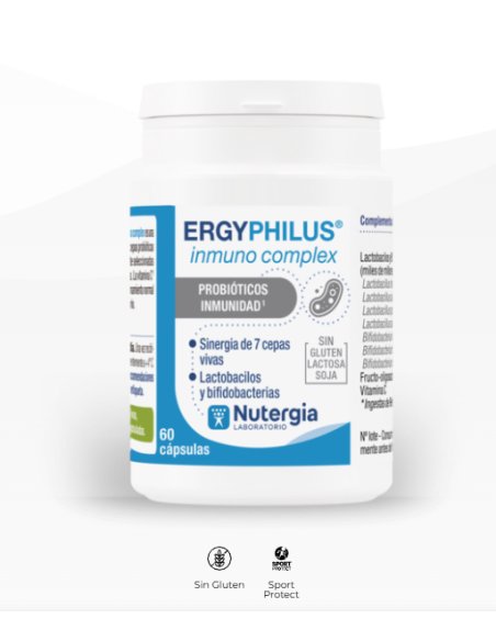 Nutergia Ergyphilus Inmuno Complex | Probióticos y Defensas