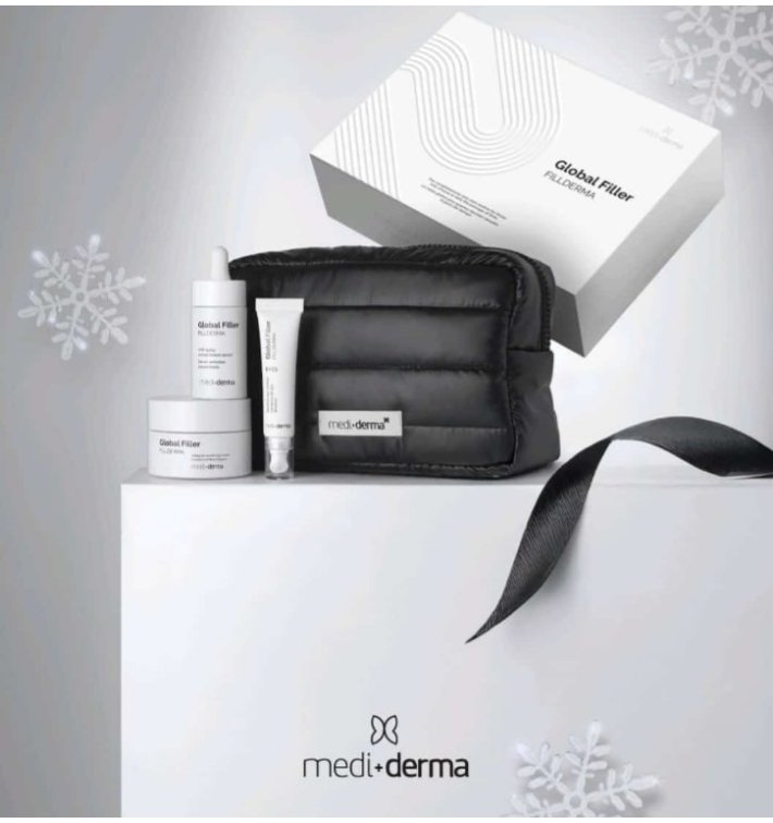Pack Global Filler Mediderma | Crema + Sérum + Contorno Antiedad