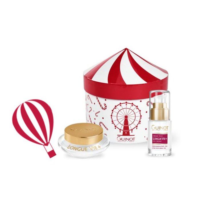 Guinot Cofre Longue Vie+ | Crema Rejuvenecedora + Contorno de Ojos | Regeneración Celular