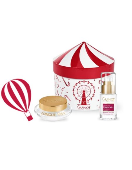 Guinot Cofre Longue Vie+ | Crema Rejuvenecedora + Contorno de Ojos | Regeneración Celular