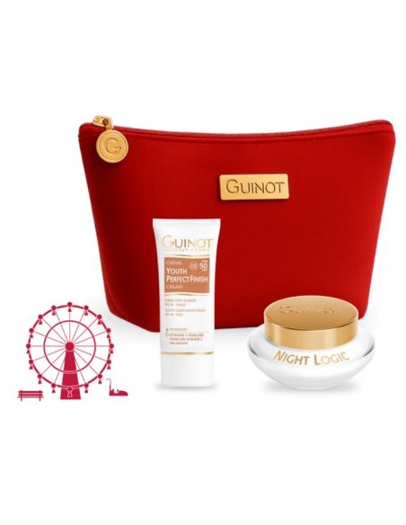 Guinot Cofre Día y Noche | Youth Perfect Finish SPF50 + Night Logic | Protección y Rejuvenecimiento