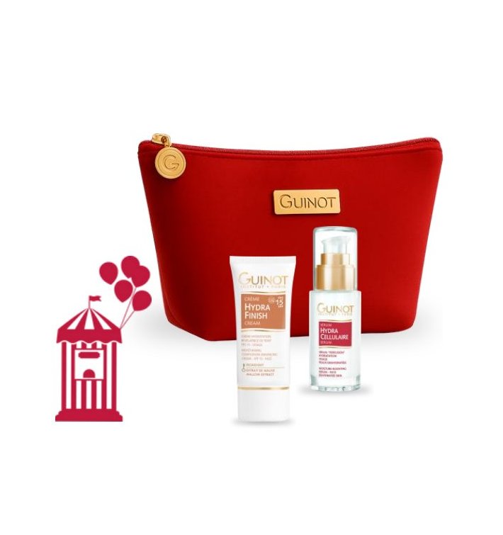 Guinot Cofre Hydra-Global | Hydra Finish + Sérum Hydra Cellulaire | Hidratación y Luminosidad Intensa
