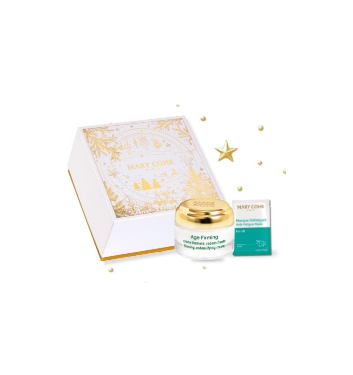 Mary Cohr Cofre Fêtes Fermeté | Age Firming + Masque Défatifant Ice Lift | Reafirmante y Efecto Lifting