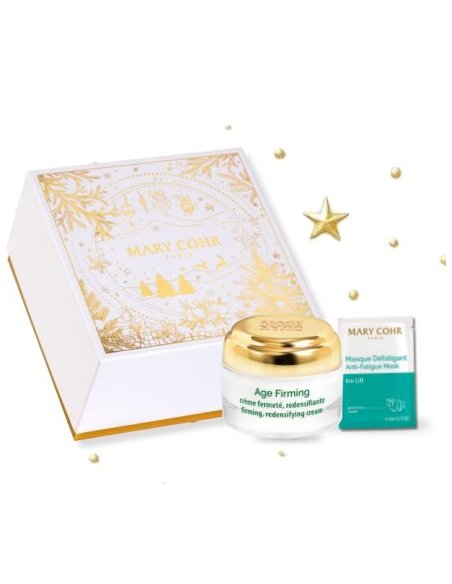 Mary Cohr Cofre Fêtes Fermeté | Age Firming + Masque Défatifant Ice Lift | Reafirmante y Efecto Lifting