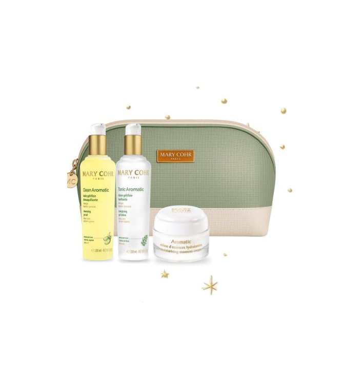 Mary Cohr Cofre Aromatic Clean | Limpieza y Cuidado Natural | Gel Aromatic + Tonic Aromatic + Crème Aromatic