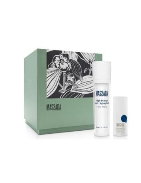 Massada Cofre Navidad Massada Men | Cuidado Facial Masculino Natural | Energía, Hidratación y Vitalidad