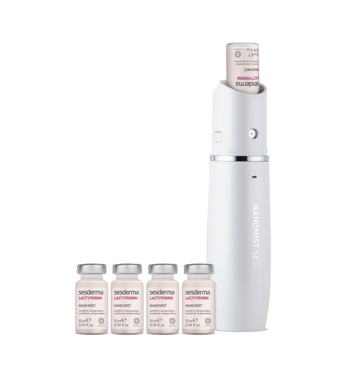 Sesderma Lactyferrin Defense Nano Mist 5 Viales + Vaporizador | Bruma Facial Hidratante