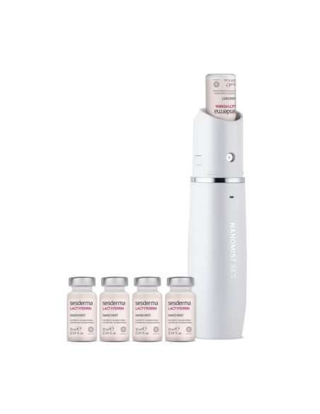 Sesderma Lactyferrin Defense Nano Mist 5 Viales + Vaporizador | Bruma Facial Hidratante