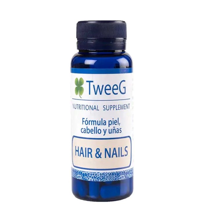 Tweeg Hair & Nails 60 cápsulas | Fortalece cabello y uñas desde el interior