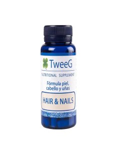 Tweeg Hair & Nails 120 cápsulas | Fortalece cabello y uñas desde el interior