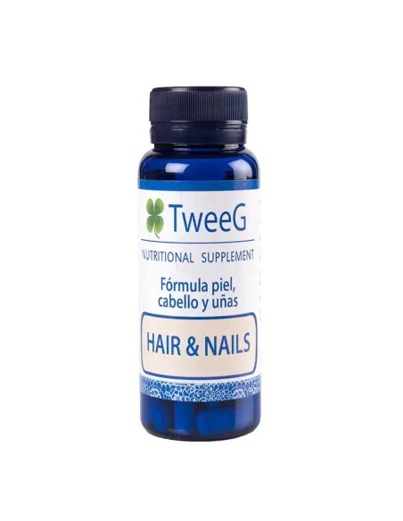 Tweeg Hair & Nails 120 cápsulas | Fortalece cabello y uñas desde el interior