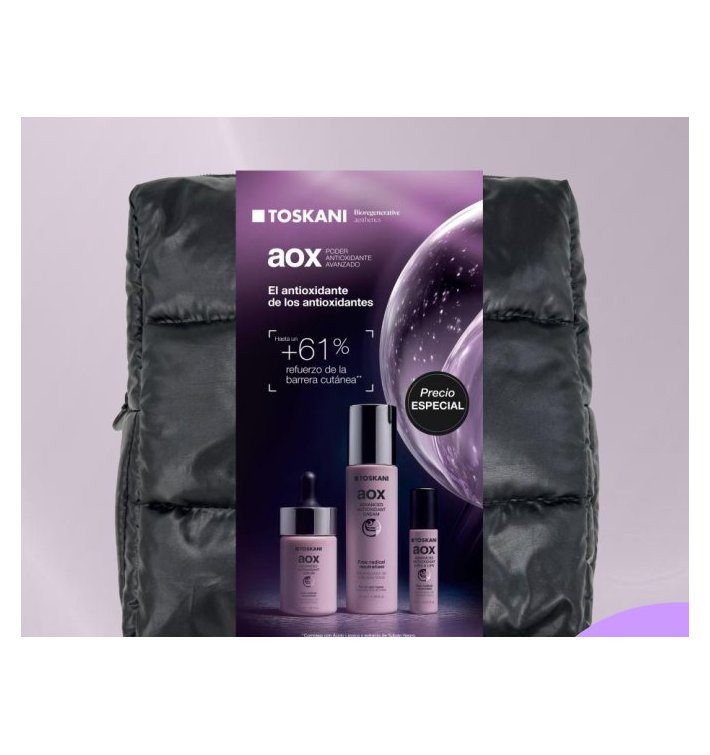 Toskani Neceser AOX | Pack Facial Antioxidante Crema + Sérum + Contorno