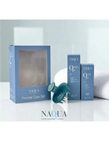 NAQUA Pack Prohair | Shampoo + Loción Capilar + Aplicador | Fortalece y Revitaliza el Cabello