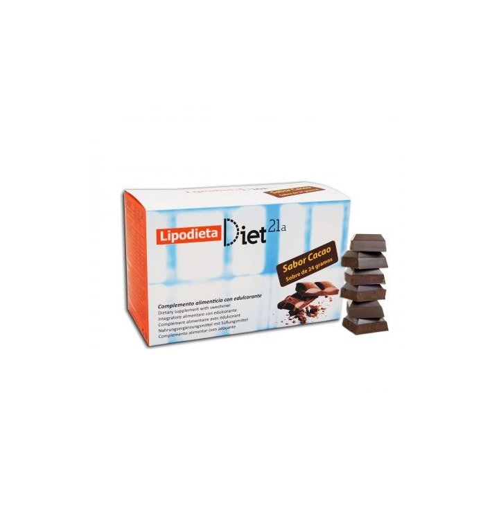LIPODIETA Diet21 Cacao | Sustitutivo de Comida | Control de Peso