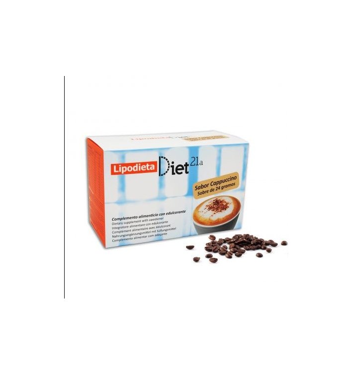 LIPODIETA DIET21 CAPPUCCINO| SUSTITUTIVO DE COMIDAS
