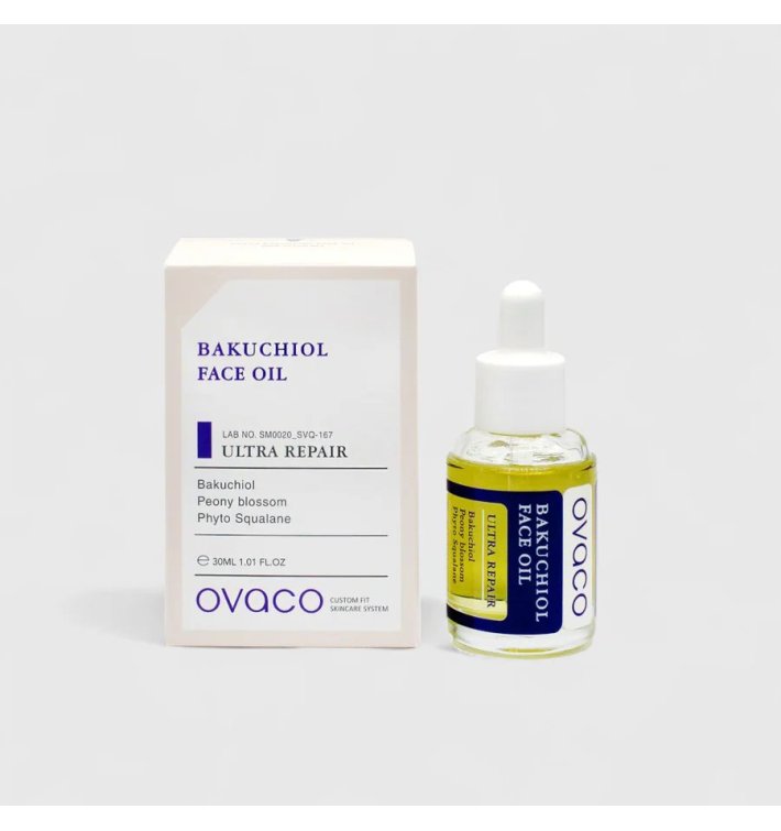 Bakuchiol Face Oil Ultra Repair Ovaco | Aceite Antiedad Reparador
