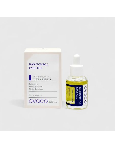 Bakuchiol Face Oil Ultra Repair Ovaco | Aceite Antiedad Reparador
