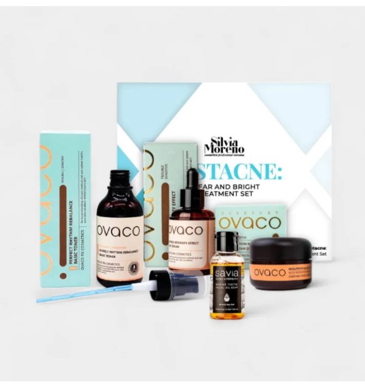 Ovaco Restacne Clear and Bright Set | Tratamiento Acné
