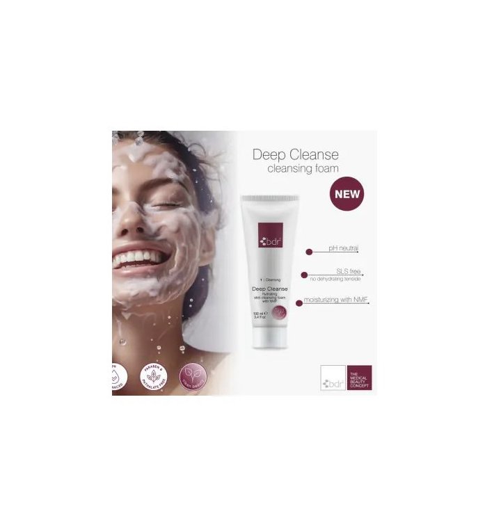 bdr Deep Cleanse Espuma Limpiadora | Limpiador Facial Purificante