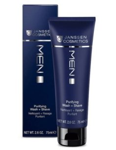 Janssen Cosmetics Men Wash & Shave Gel Limpieza y Afeitado 75 ml