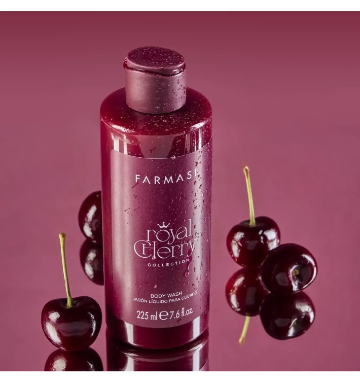 Farmasi Royal Cherry Body Wash | Gel de ducha aroma cereza