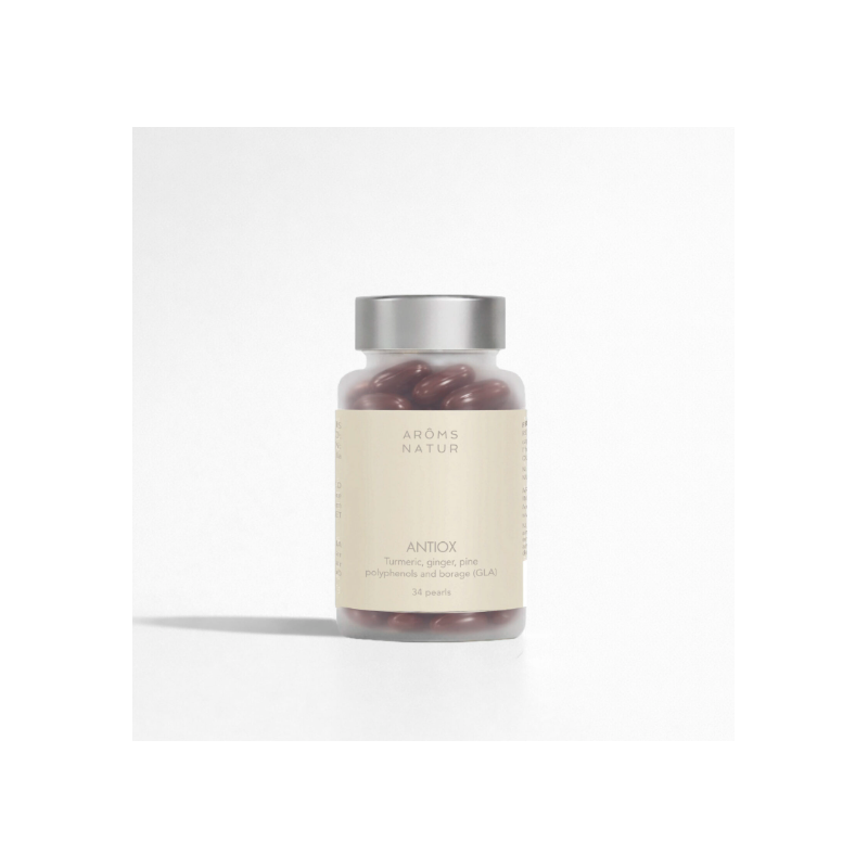 Aroms Natur Antiox 34 Perlas | Complemento Antioxidante Antiedad Piel