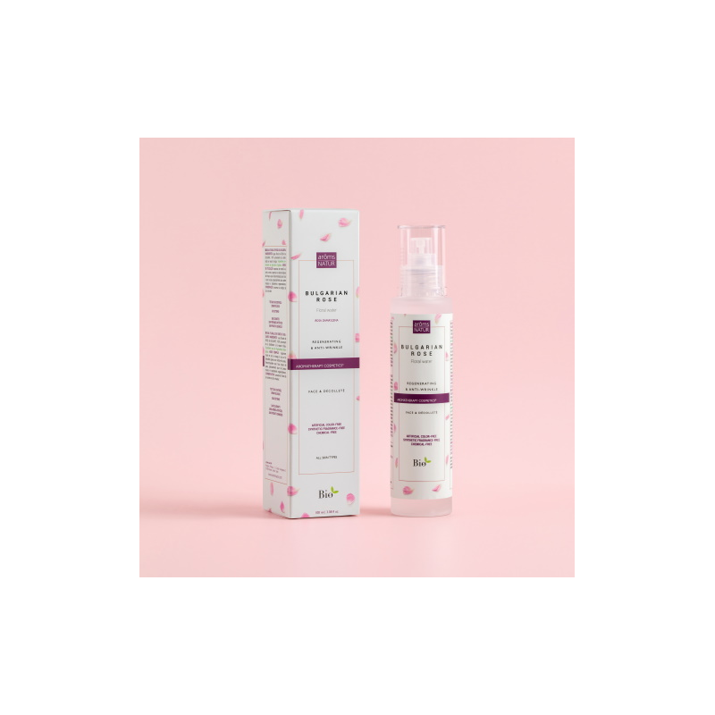 Aroms Natur Hidrolato de Rosa de Bulgaria Bio | Tónico Facial Hidratante Antiedad