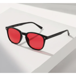 Wellbeinn Red Horizon Gafas Luz Roja | Protección Luz Azul y Descanso Visual