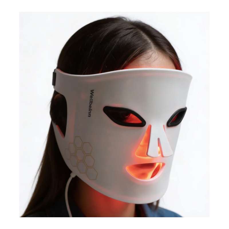Wellbeinn Redinn Mask | Máscara de Luz Roja LED Antiedad Facial