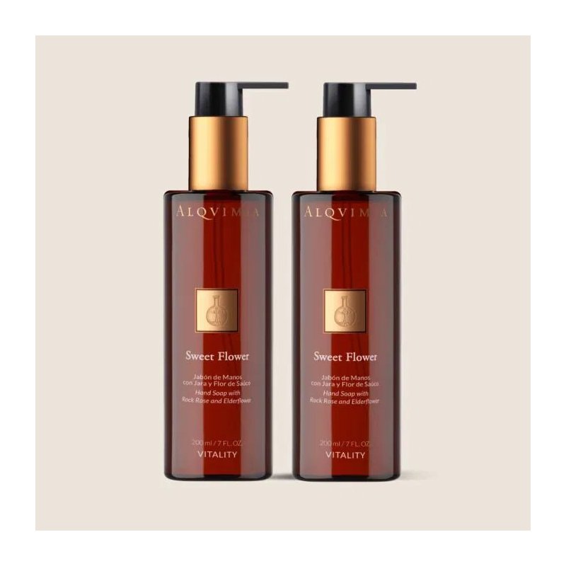 Alqvimia Jabón de Manos Sweet Flower | Pack Duo