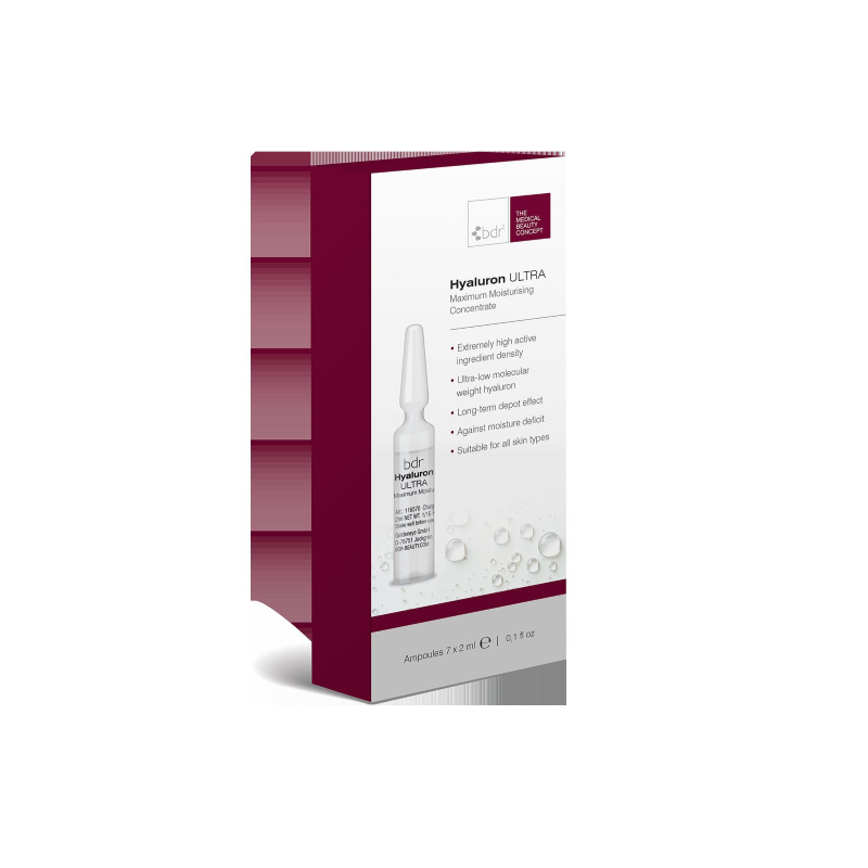 bdr Hyaluron Ultra 7x2ml | Ampollas Hidratación Intensiva Ácido Hialurónico
