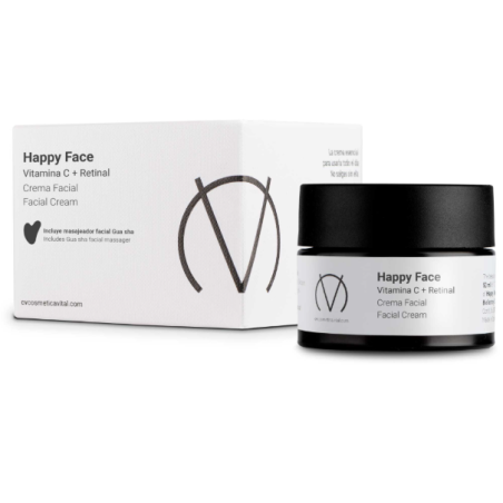 CV Cosmetics Crema Happy Face | Hidratante Facial Iluminadora y Revitalizante