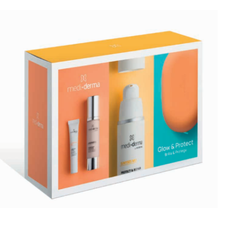 Mediderma Pack Glow & Protect | Rutina Facial Iluminadora y Protección Antiedad