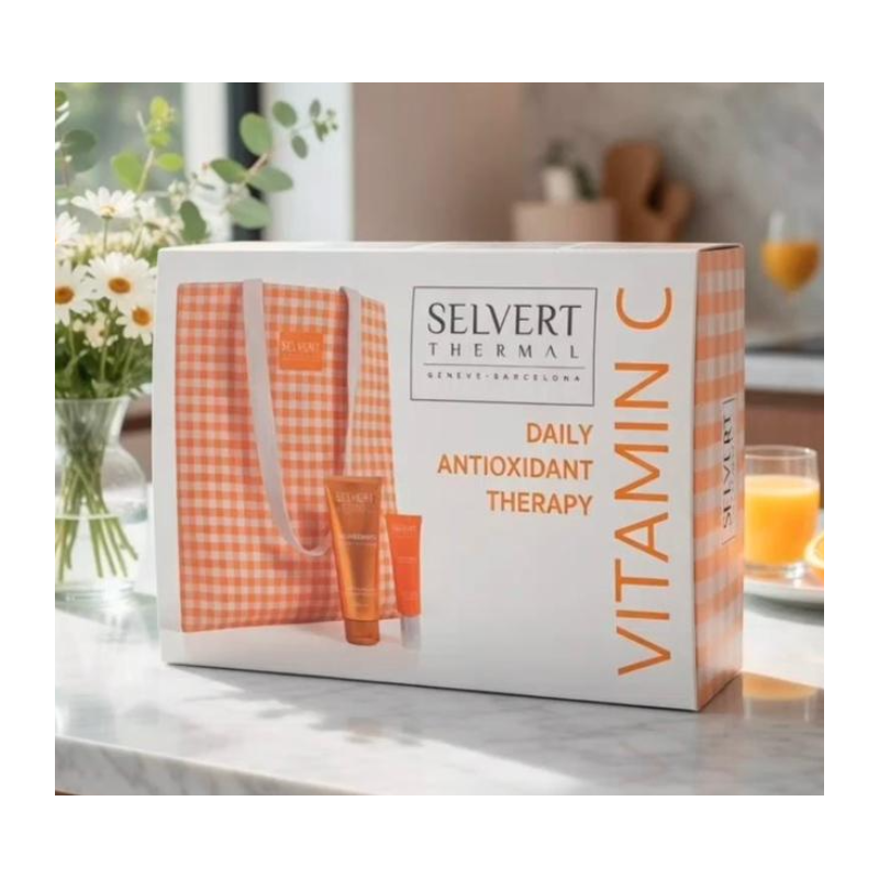 Selvert Vitamin C Pack Daily Antioxidant Therapy | Rutina Facial Iluminadora
