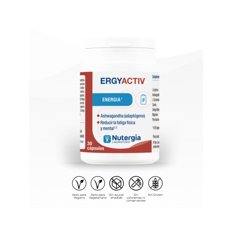 Nutergia Ergyactiv | Complemento Alimenticio Energía y Vitalidad