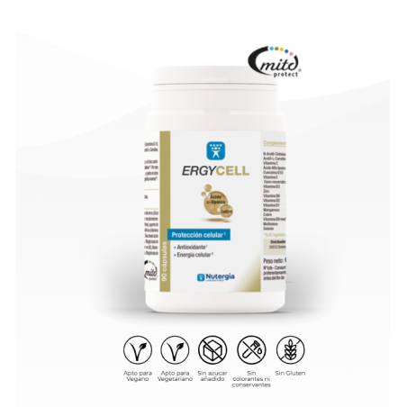 Nutergia Ergycell | Complemento Alimenticio Antioxidante y Vitalidad