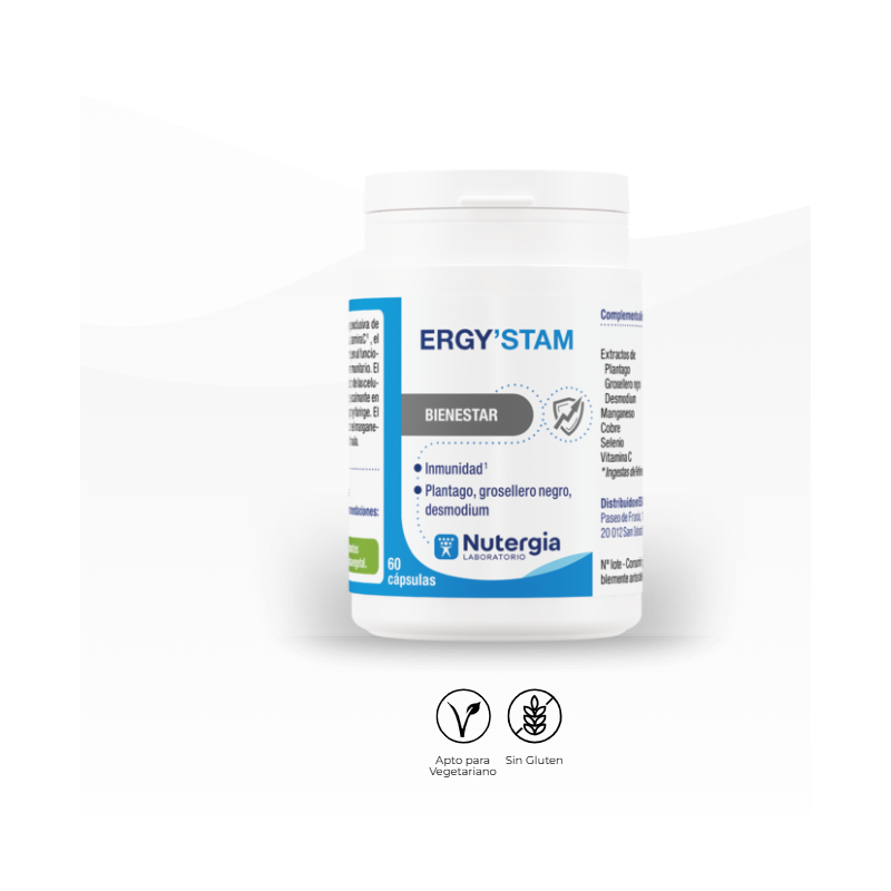Nutergia Ergy’Stam | Complemento Alimenticio Energía y Rendimiento