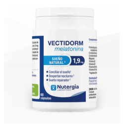 Nutergia Vectidorm Melatonina | Complemento Alimenticio para el Descanso