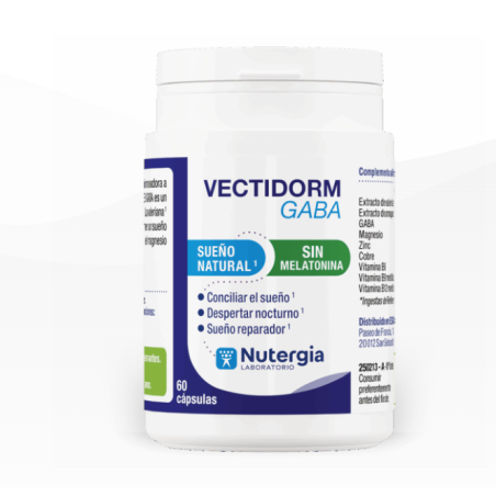 Nutergia Vectidorm GABA | Complemento Alimenticio Relax y Descanso
