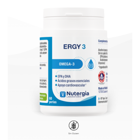 Nutergia Ergy 3 | Complemento Alimenticio con Omega 3