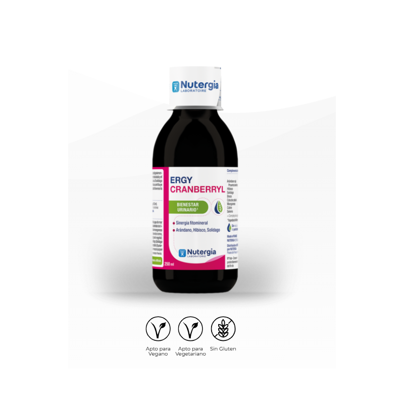 Nutergia Ergycranberryl | Complemento Alimenticio Bienestar Urinario