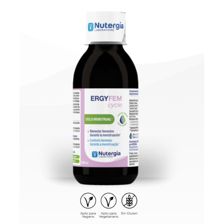 Nutergia Ergyfem Cycle | Complemento Alimenticio Bienestar Femenino