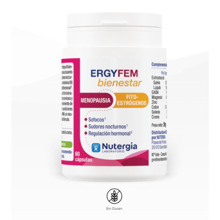 Nutergia Ergyfem Bienestar | Complemento Alimenticio Bienestar Femenino