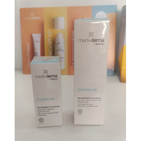 Mediderma Lote Hylanses MD HA Advance Gel Crema + Concentrado | Hidratación Intensiva