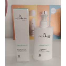 Mediderma Lote Purifying Control AS Gel Cream + Cleanser Mousse | Piel Mixta y Grasa