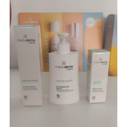 Mediderma Lote Purifying Control AS Gel Cream + Cleanser Mousse | Piel Mixta y Grasa